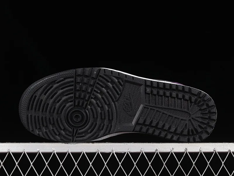 All categories Air Jordan Jordan series basketball shoes Air Jordan 1 Low Z version Air Jordan 1 Low Golf "Purple Smoke" AJ1 Joe 1 new golf version smoke white and purple DZ9787-155